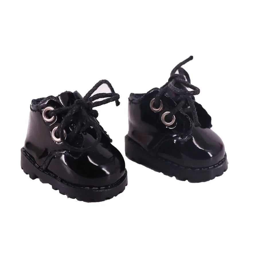 Doll Shoes - 3.8cm Canvas Shoes for 17cm Labubu Doll Accessories