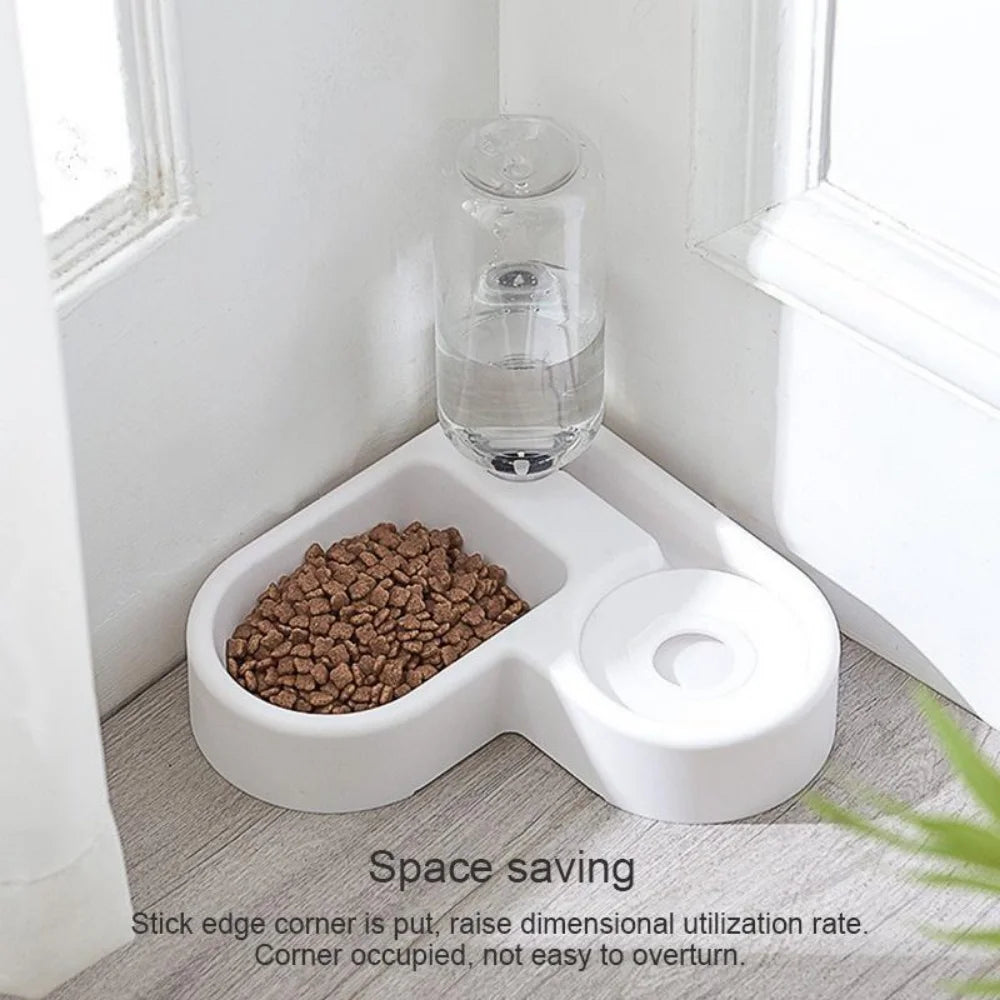 500ml Pet Automatic Feeder - Portable Bowl for Cats and Dogs