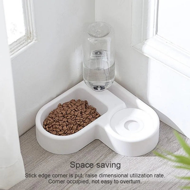 500ml Pet Automatic Feeder - Portable Bowl for Cats and Dogs