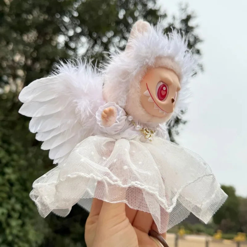 Wings for 15/17cm Labubu Doll Accessories - Little Angel Wings