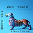 Colourful Dachshund Dog Decor - Creative Ornaments for Home and Office