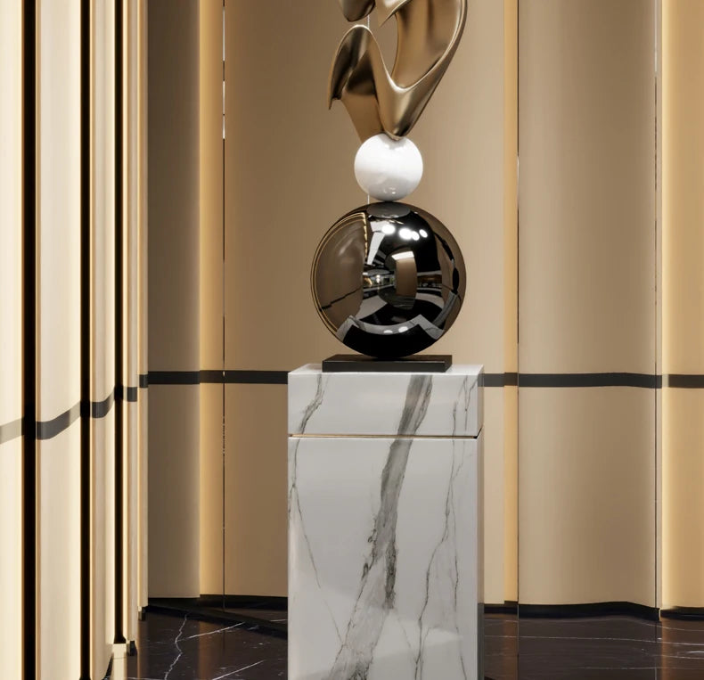 Home Decor Abstract Sculpture - Large Ornaments for Living Room and Gifts