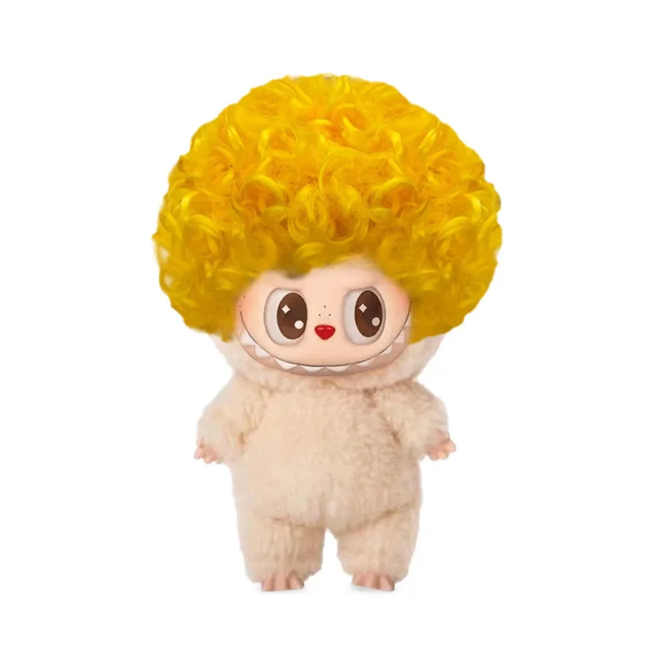 Short Afro Wig Decoration for Ropa V1 V3 Dolls - Fill Accessories for Labubu