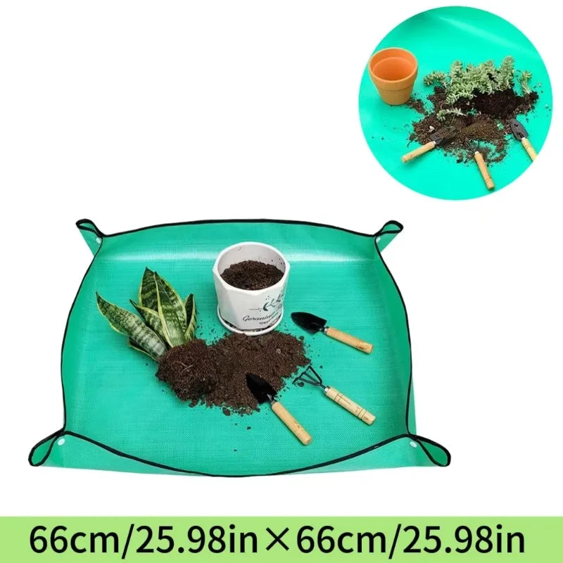 Gardening Mat - Waterproof Square Plant Pad for Easy Potting and Repotting