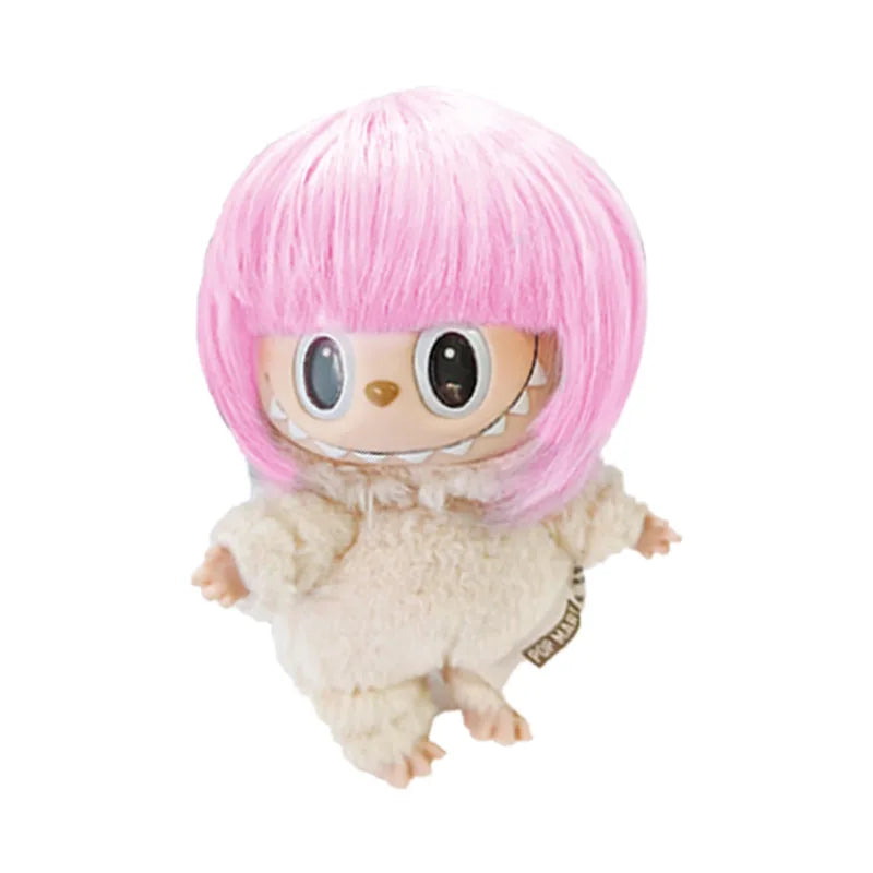 Short Afro Wig Decoration for Ropa V1 V3 Dolls - Fill Accessories for Labubu