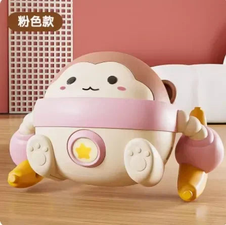 Interactive Voice Controlled Electric Rolling Monkey Toy - Singing and Dancing Fun