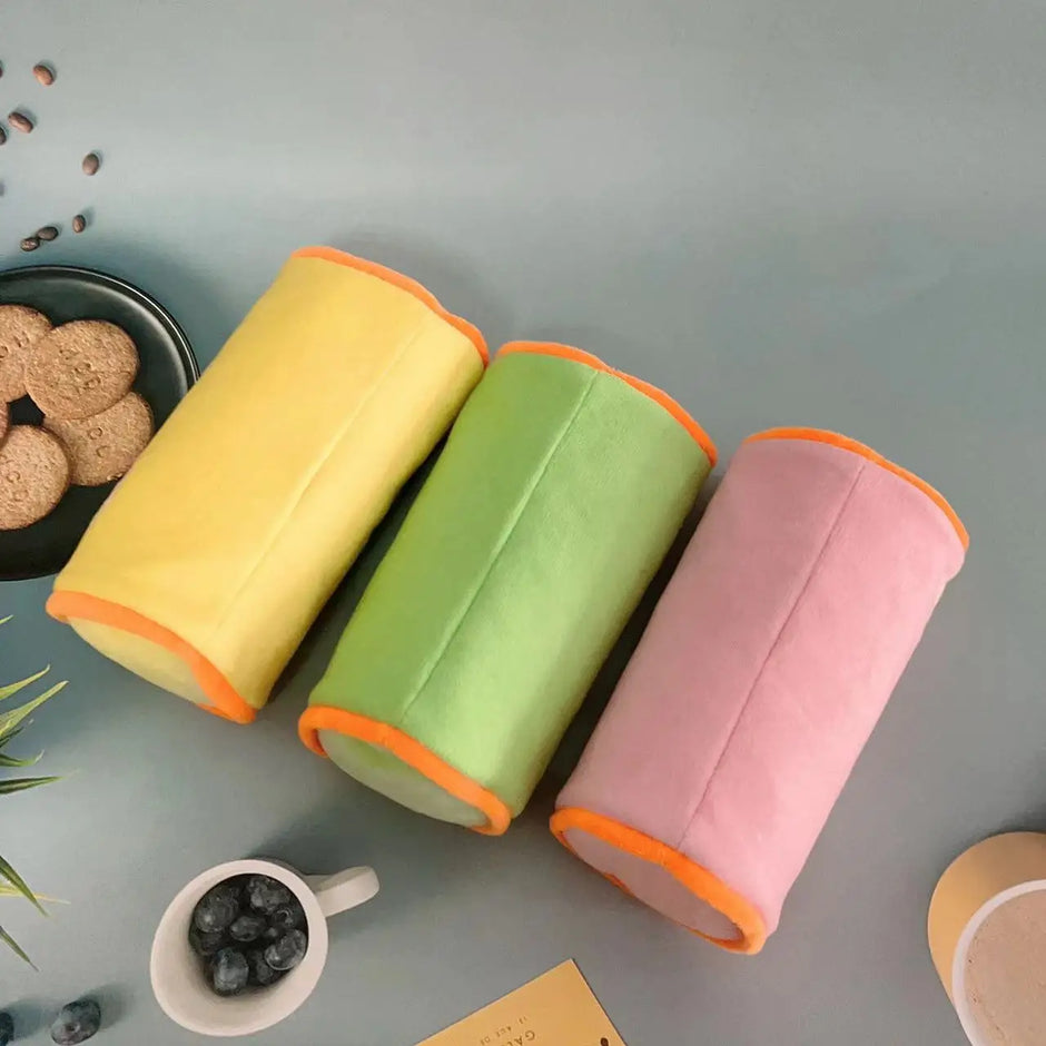 Pet Potato Chip Food Toys - Plush Snacks for Cats and Dogs