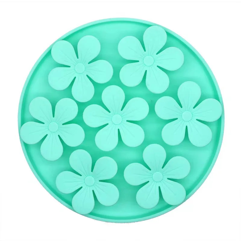 Pet Products Mat for Dogs and Cats - Slow Food Bowls with Suction Cup Feeding and Silicone Lick Pad