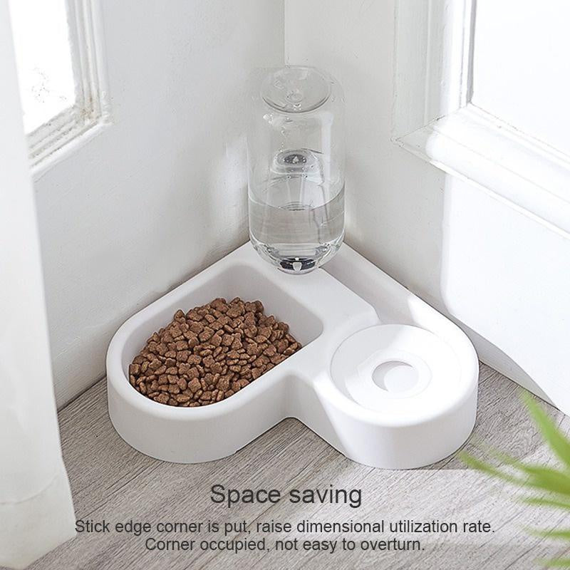 500ml Pet Automatic Feeder - Portable Bowl for Cats and Dogs