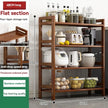 Multi-Layer Kitchen Shelf - Floor Stand for Pots and Seasonings