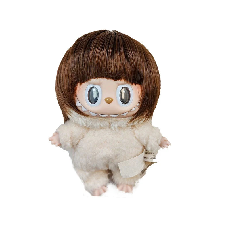 Short Afro Wig Decoration for Ropa V1 V3 Dolls - Fill Accessories for Labubu