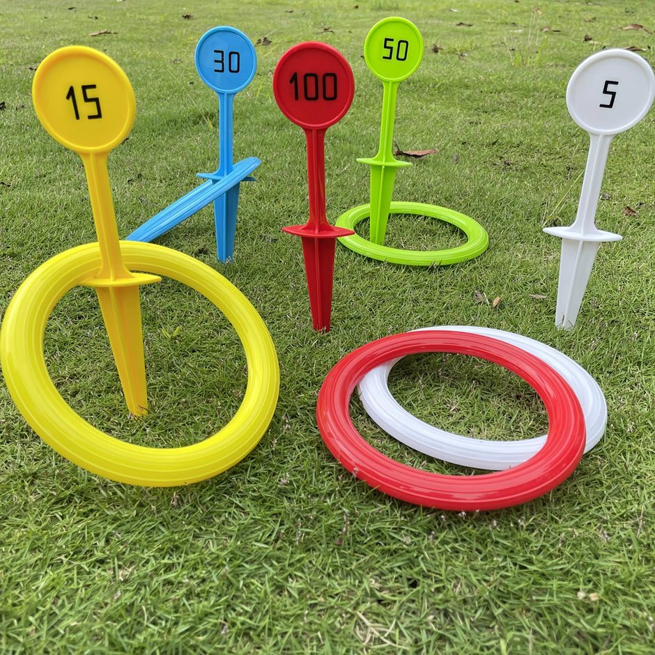 1 set of outdoor beach sports throwing rings, grass game equipment, ring throwing games,Suitable for outdoor courtyards games