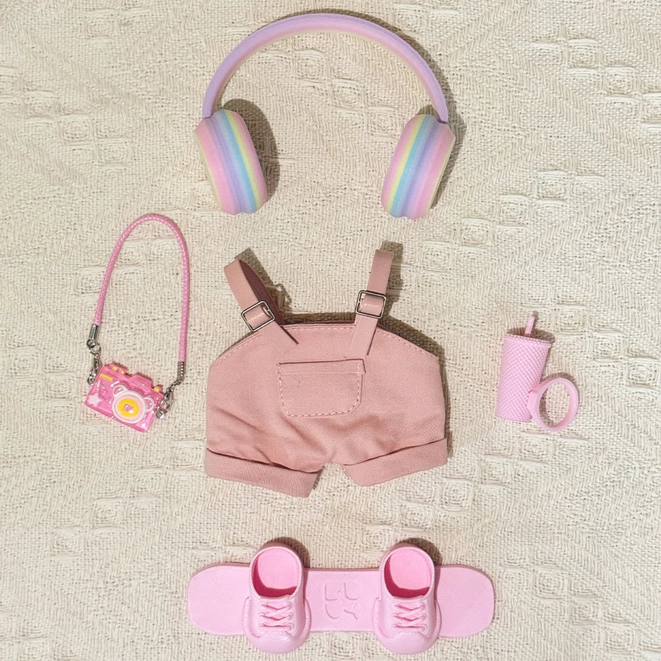 Clothes for Labubu Doll - 15/17cm 3D Printing Accessories Set