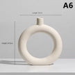 Ceramic Art Vase - Modern Home Decor for Bedroom and Photography Background