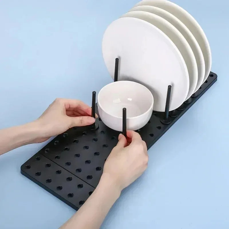 Kitchen Organiser - Sink Dish Drying Rack and Storage Solution