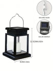 Garden Decor Outdoor Solar Lights Retro Palace Lantern Lights Hanging Candle Lamps Landscape Lighting Floor Lights Solar Light