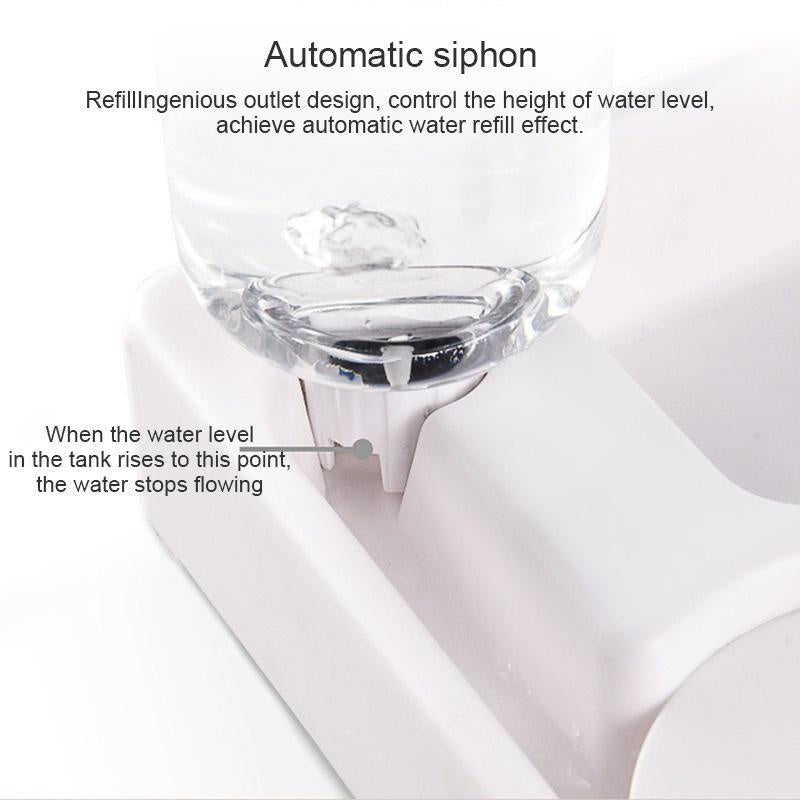 500ml Pet Automatic Feeder - Portable Bowl for Cats and Dogs