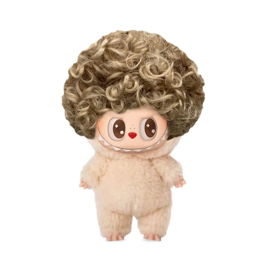 Short Afro Wig Decoration for Ropa V1 V3 Dolls - Fill Accessories for Labubu