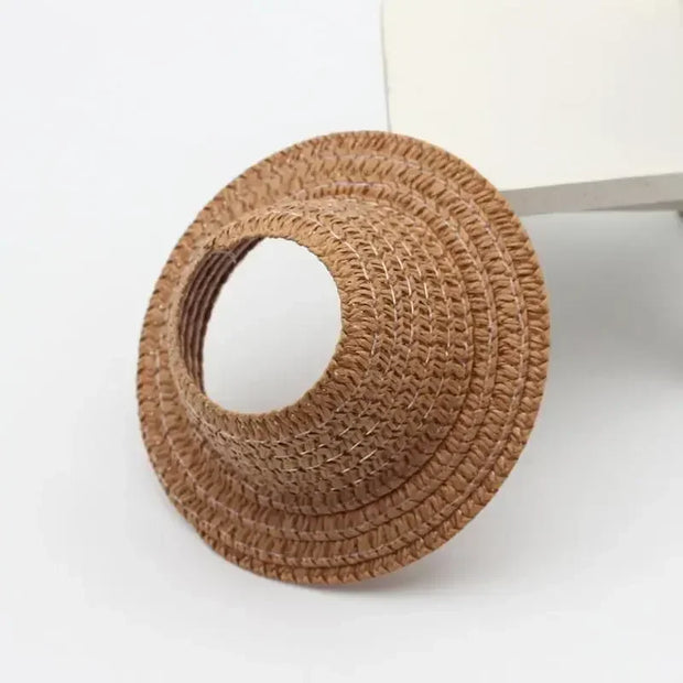 Sun Hat for Labubu V1 V2 V3 - Open Straw Woven Hat Accessories