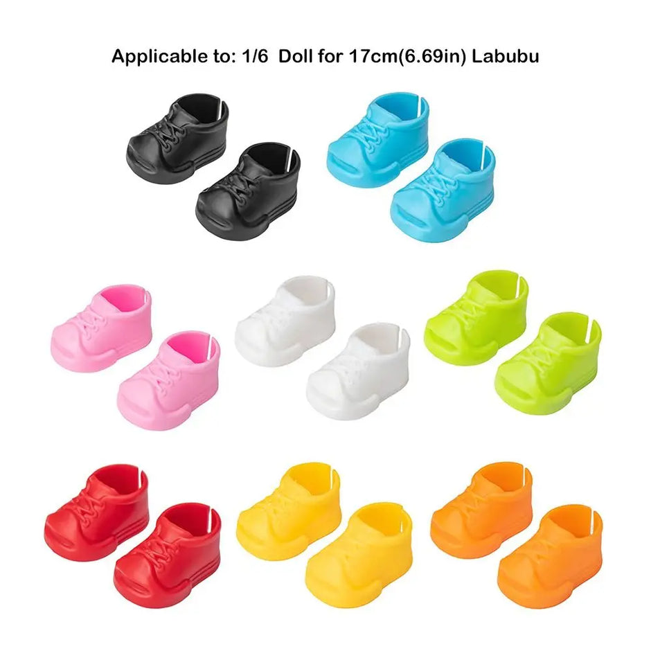 New Handmade Labubu Shoes - Stylish Replacement Doll Outfit Accessories