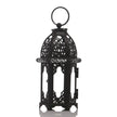 Moroccan Hanging Wind Lamp - Iron Glass Candle Holder for Home Decor