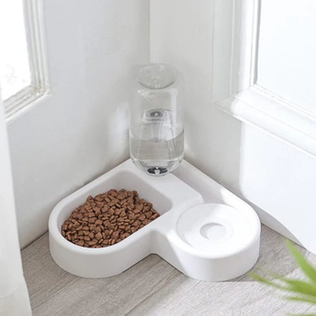 500ml Pet Automatic Feeder - Portable Bowl for Cats and Dogs
