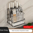 Kitchen Knife Rack - Wall-Mounted Cutting Board and Tool Storage