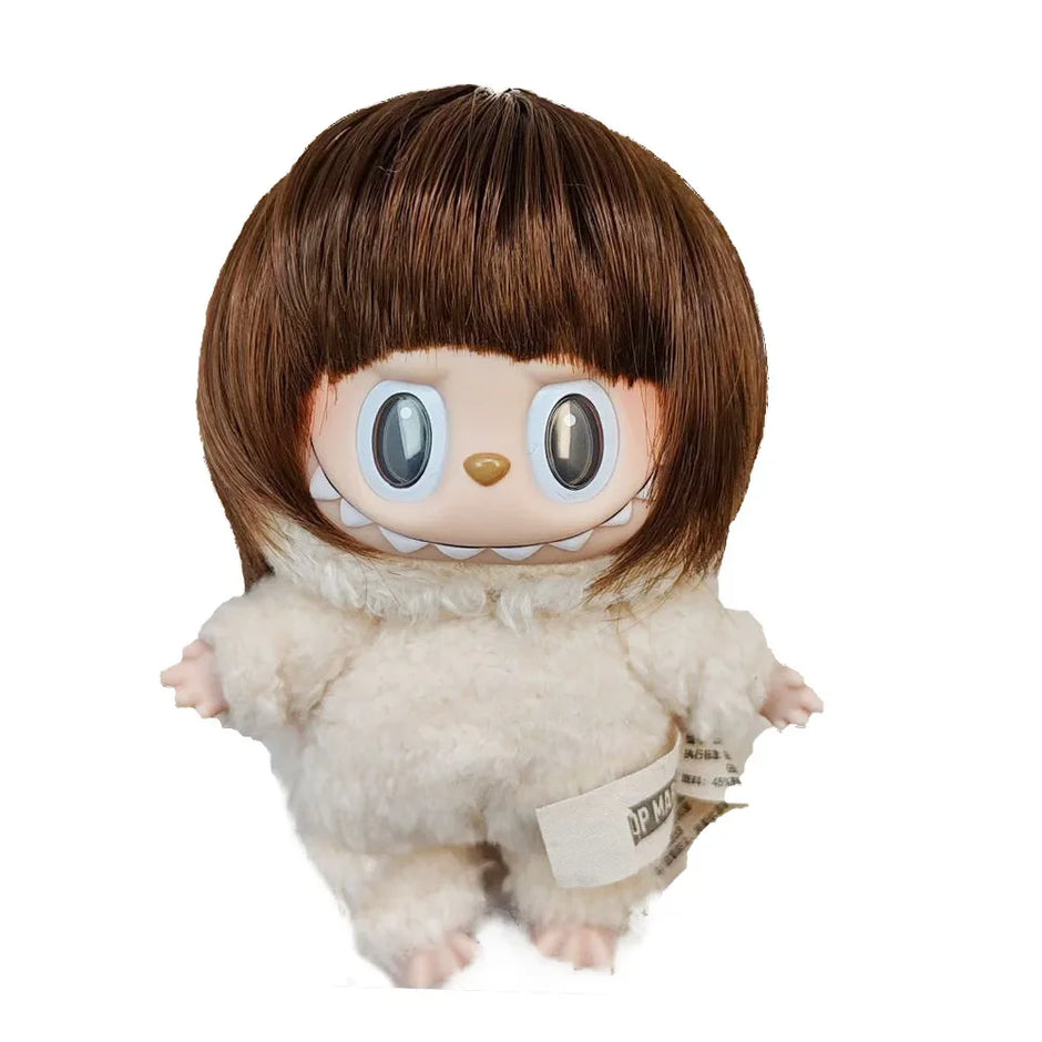 Short Afro Wig Decoration for Ropa V1 V3 Dolls - Fill Accessories for Labubu
