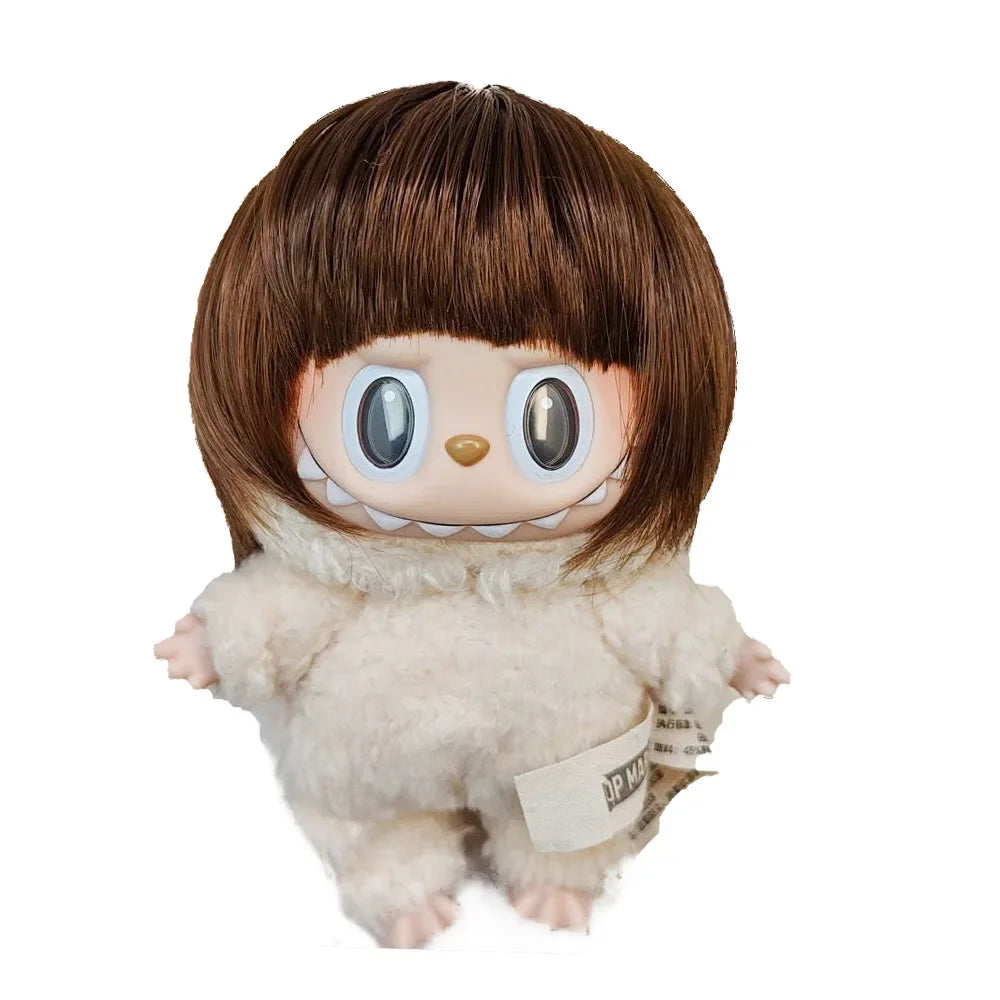 Short Afro Wig Decoration for Ropa V1 V3 Dolls - Fill Accessories for Labubu
