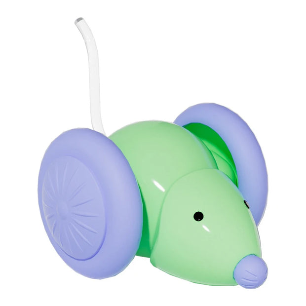 Electric Mouse Car Pet Toy - Rechargeable Automatic Teaser with Intelligent Obstacle Avoidance for Cats