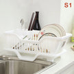 Kitchen Drainage Rack - Utensils and Plate Drying Rack with Drainer Board
