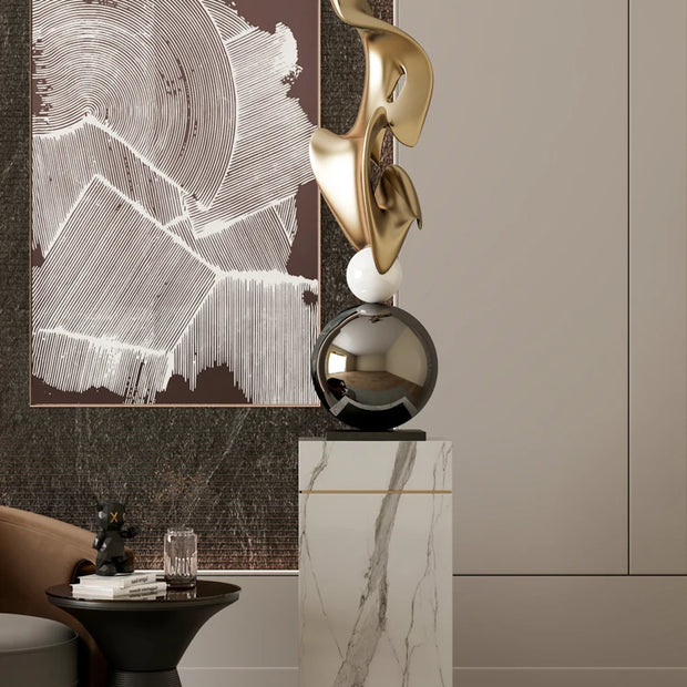 Home Decor Abstract Sculpture - Large Ornaments for Living Room and Gifts