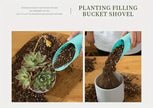 Garden Tool Plastic Succulent Cups - Colorful Buckets for Planting and Soil
