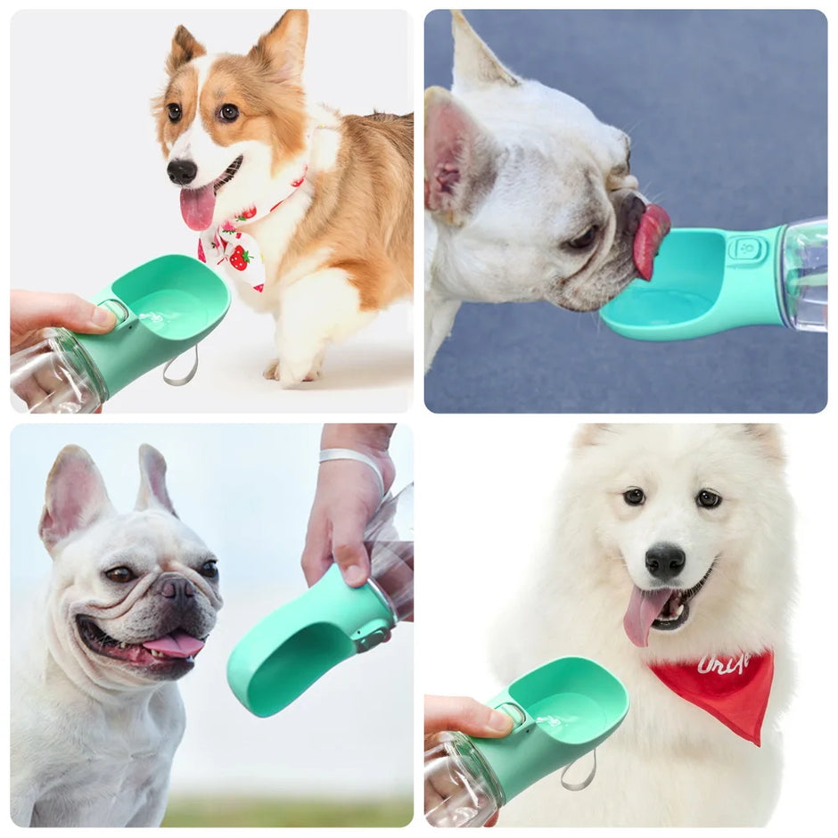 Portable Dog Water Bottle - Leakproof Drinking Bowl for Dogs and Cats