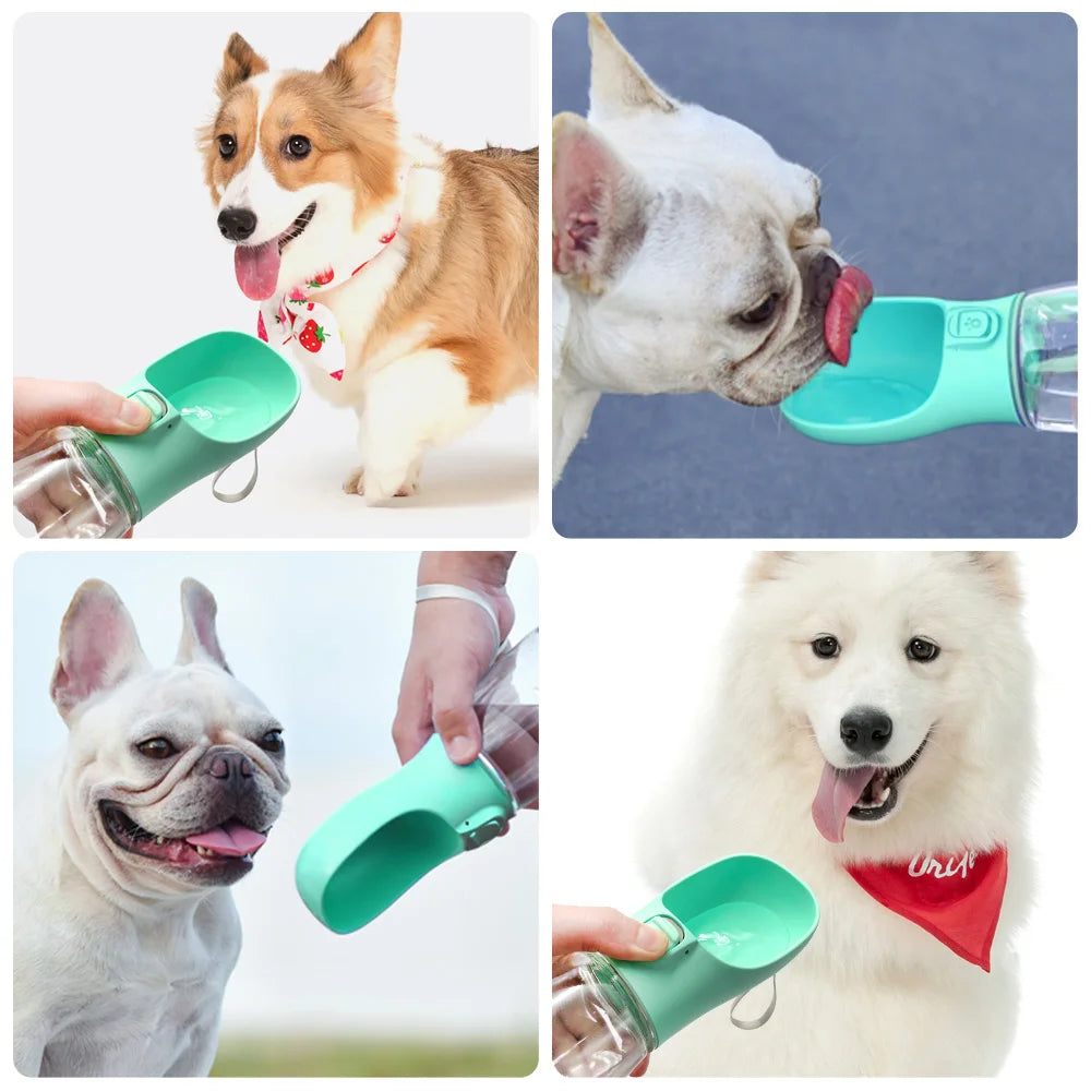 Portable Dog Water Bottle - Leakproof Drinking Bowl for Dogs and Cats