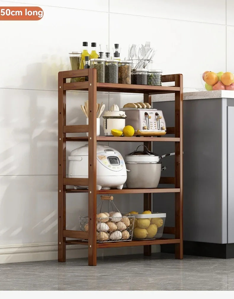 Multi-Layer Kitchen Shelf - Floor Stand for Pots and Seasonings