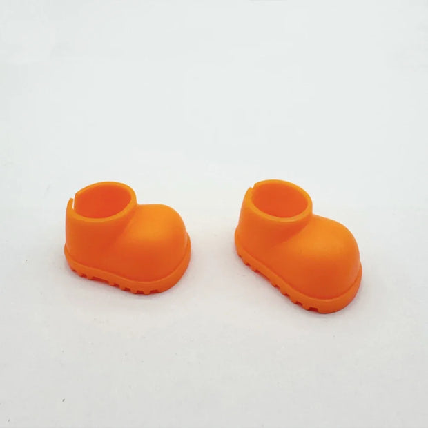 Handmade Halloween Pumpkin Clothes for Labubu - Overall Dresses with Hat 15/17cm