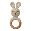 Baby Rattles DIY Crochet Cartoon Lion and Fox Doll Hand Bell Toy