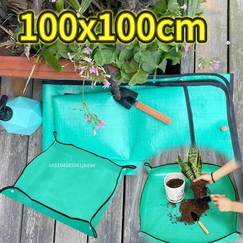 Gardening Mat - Waterproof Square Plant Pad for Easy Potting and Repotting