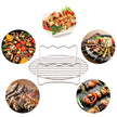 Stainless Steel Grill Baking Pan - BBQ Kitchen Tools for Air Fryers