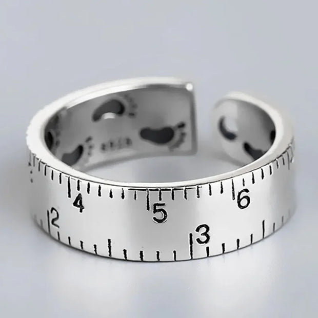 Sterling Silver Ruler Rings for Engagement Wedding High Quality Jewelry
