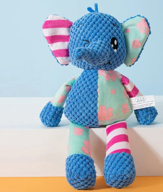 Plush Pet Toy - Interactive Squeaky Toy for Dogs and Cats