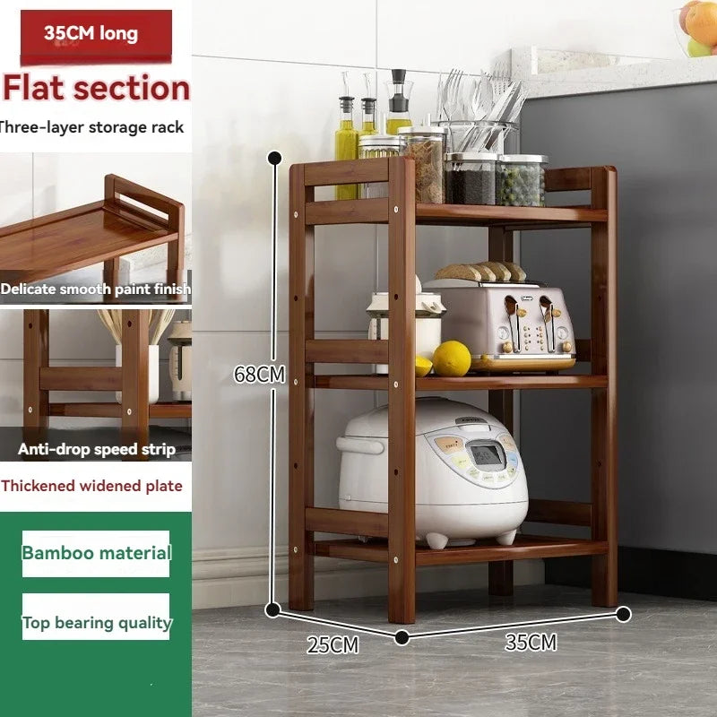 Multi-Layer Kitchen Shelf - Floor Stand for Pots and Seasonings