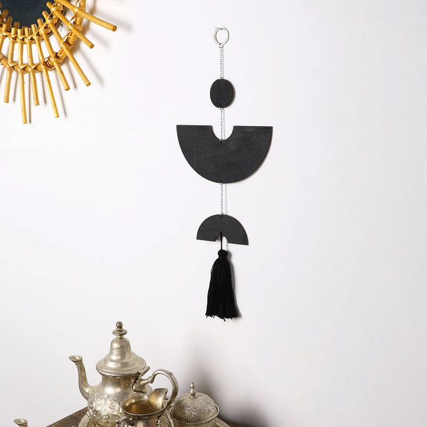 Boho Room Decor - Black Wall Art and Dream Catchers for Rustic Charm