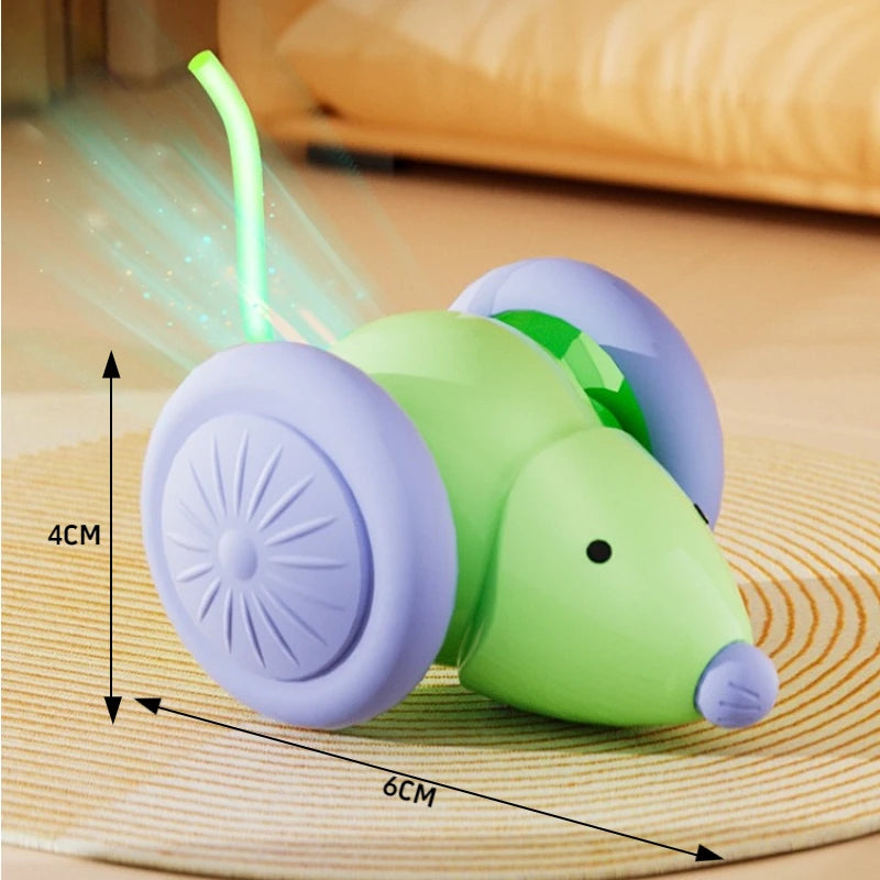 Interactive Cat Toy - Electric Mouse Car with Automatic Teaser