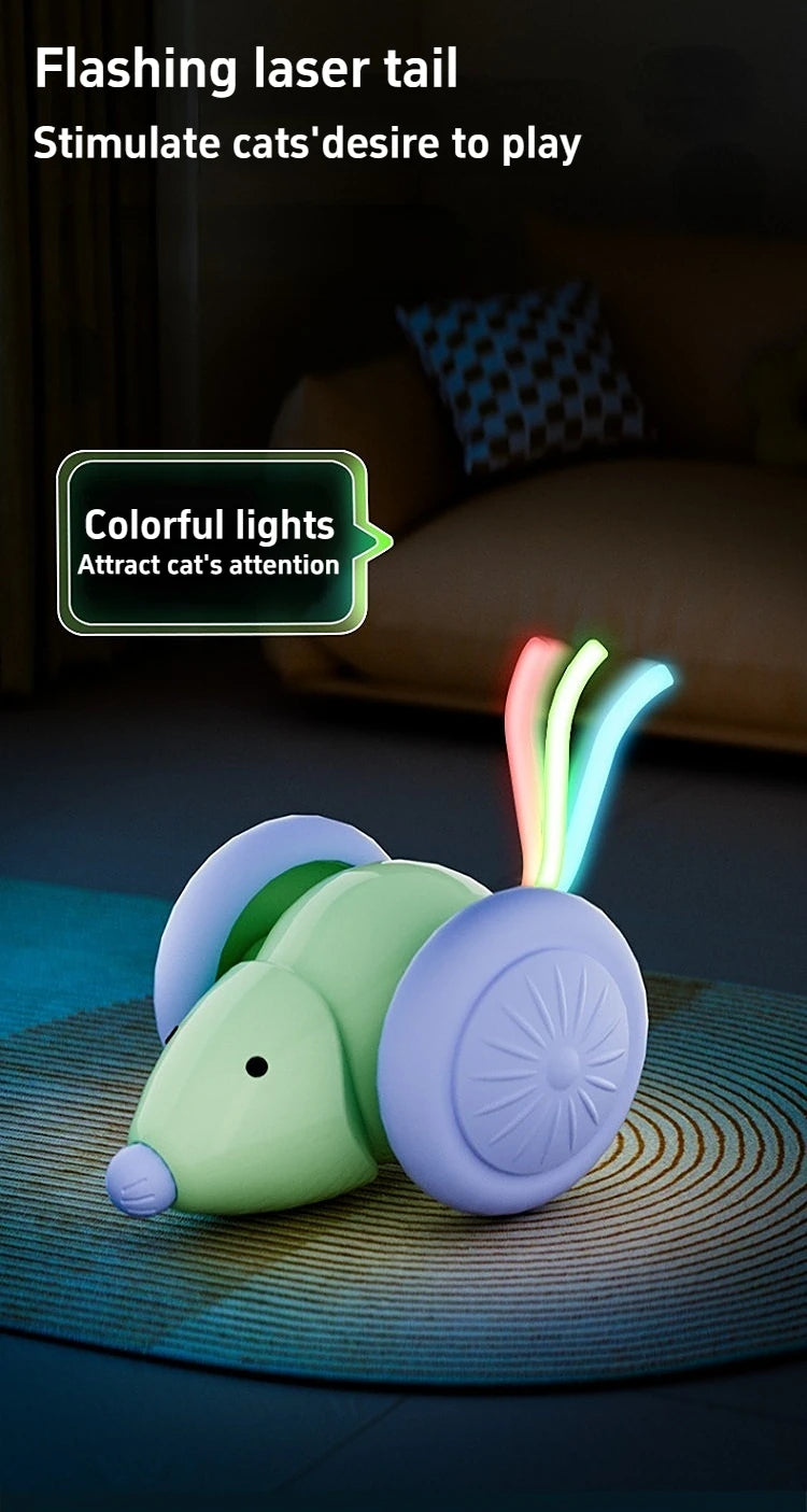 Interactive Cat Toy - Electric Mouse Car with Automatic Teaser