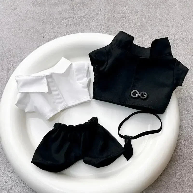 Labubu Doll Clothes Outfit - Cool Fashion Suits with Sunglasses for 17cm Dolls