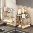 Kitchen Knife Rack - Wall-Mounted Cutting Board and Tool Storage
