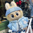 Sport Set Doll Clothes - Cute Mini Zip-Up Sports Suit for 17cm Labubu Dolls