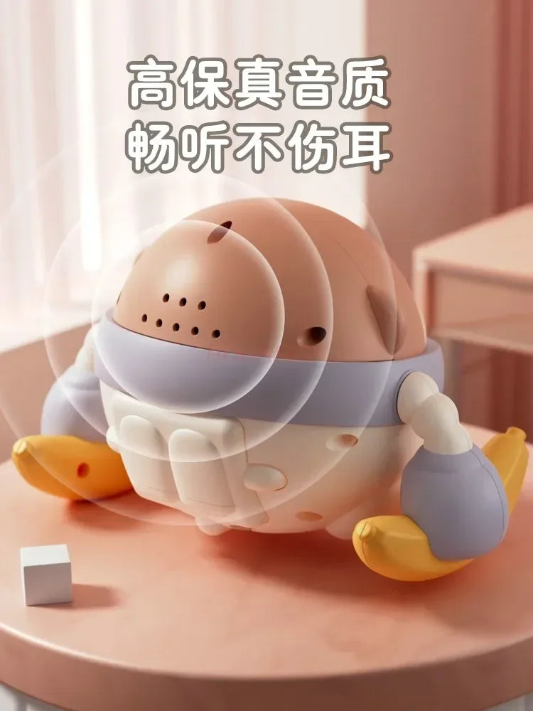 Interactive Voice Controlled Electric Rolling Monkey Toy - Singing and Dancing Fun